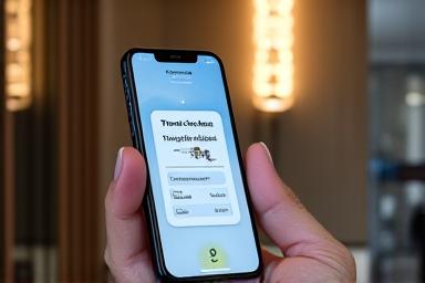 Contactless hotel check-in iOS app for hospitality