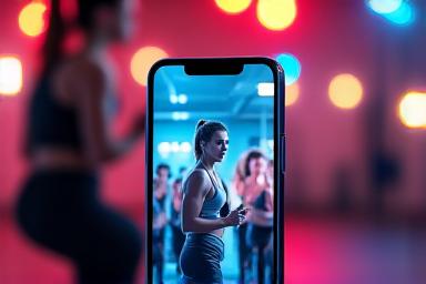 5G workout streaming fitness iOS app
